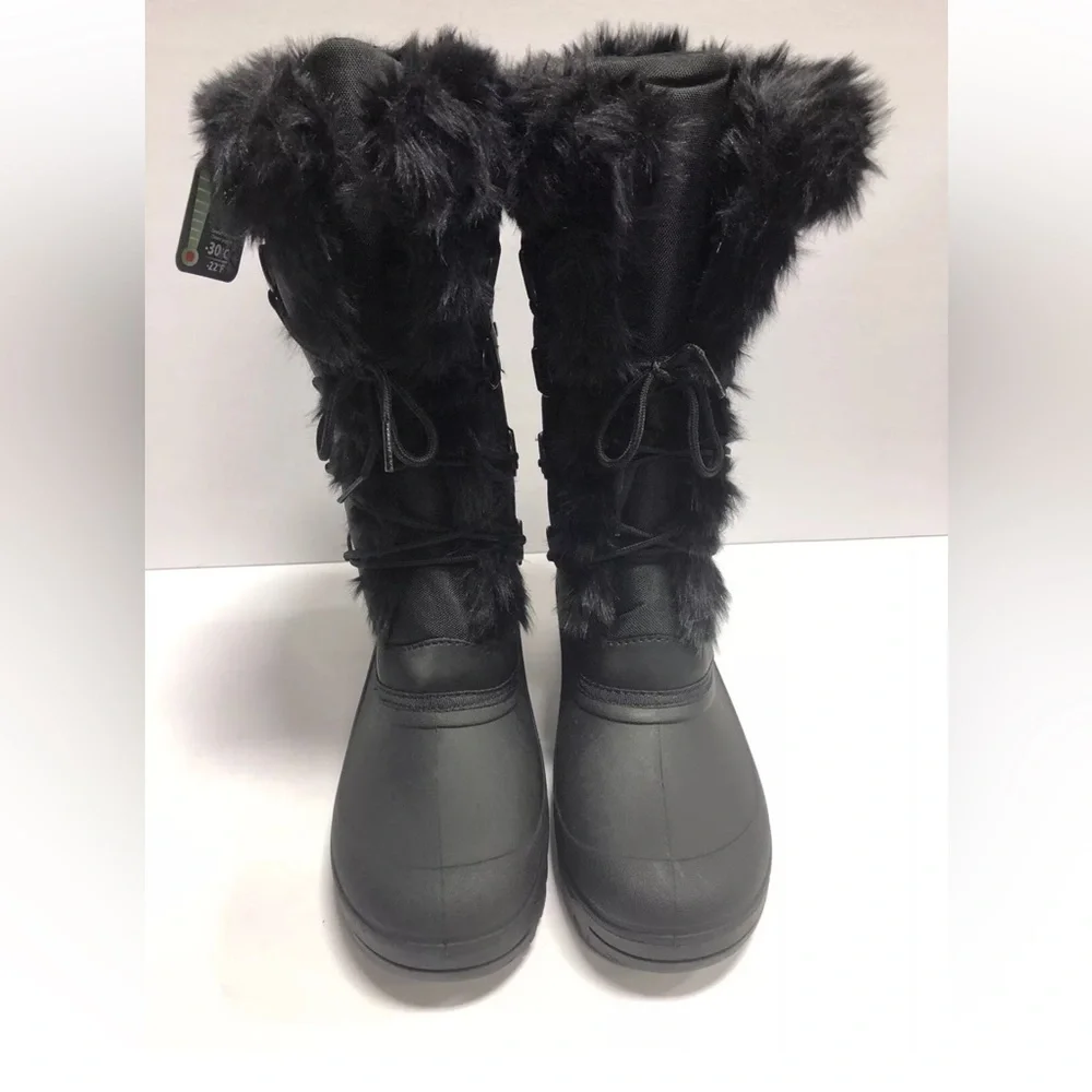 Tundra Women’s Diana, Black Winter Boots, Size 9M